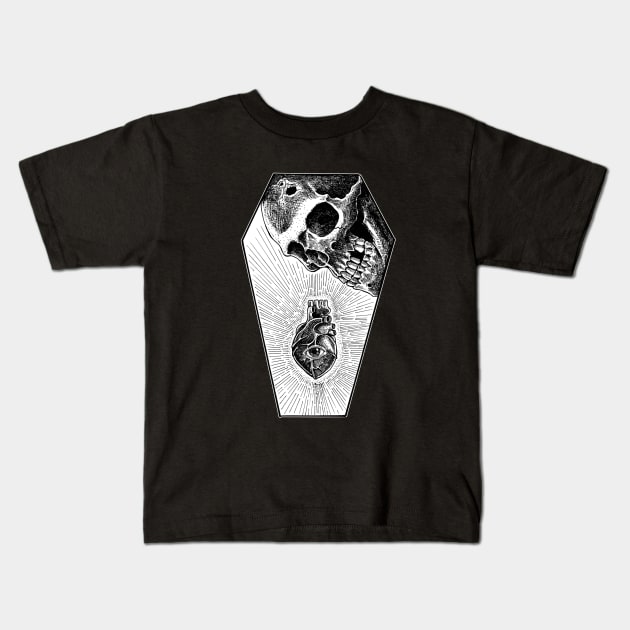 coffin crusher Kids T-Shirt by TOXICART
